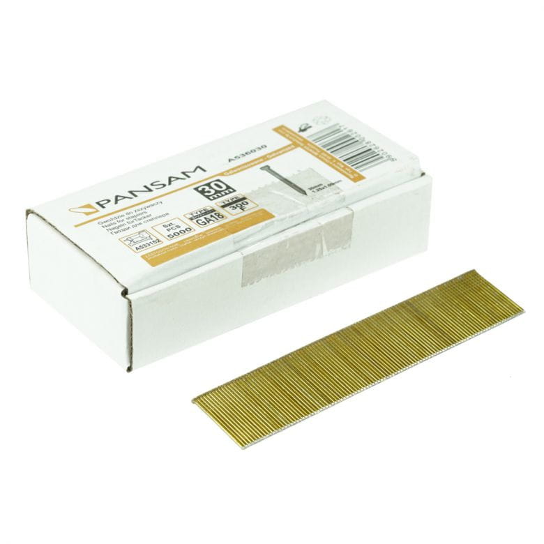 Gwoździe do zszywaczy pneumatycznych L-50mm typ GA18; 300F Pansam