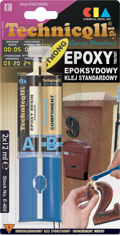 Klej epoksydowy standardowy 2x12ml Technicqll